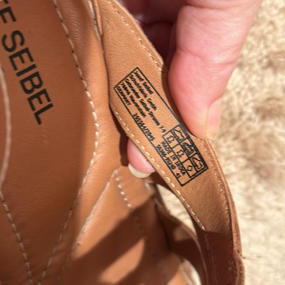 NWT JOSEF SEIBEL SANDALS SHOES SLIP ON 41 10 tan - Picture 10 of 11